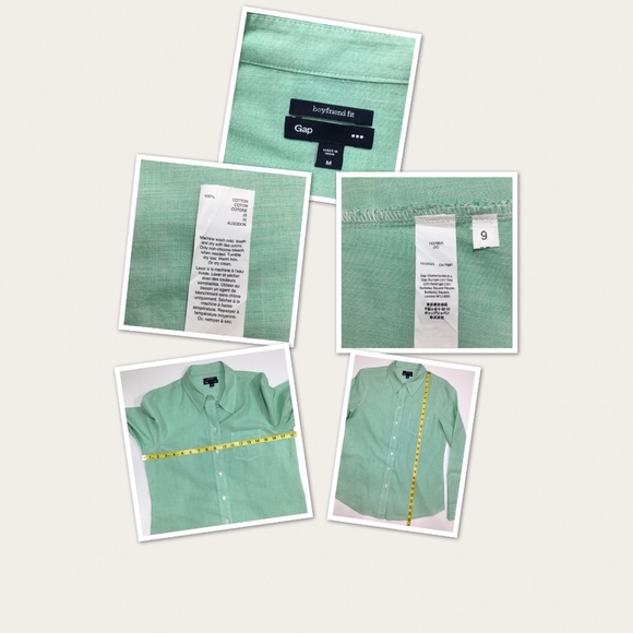 Gap Factory Boyfriend Fit Button Up Shirt - Picture 7 of 7